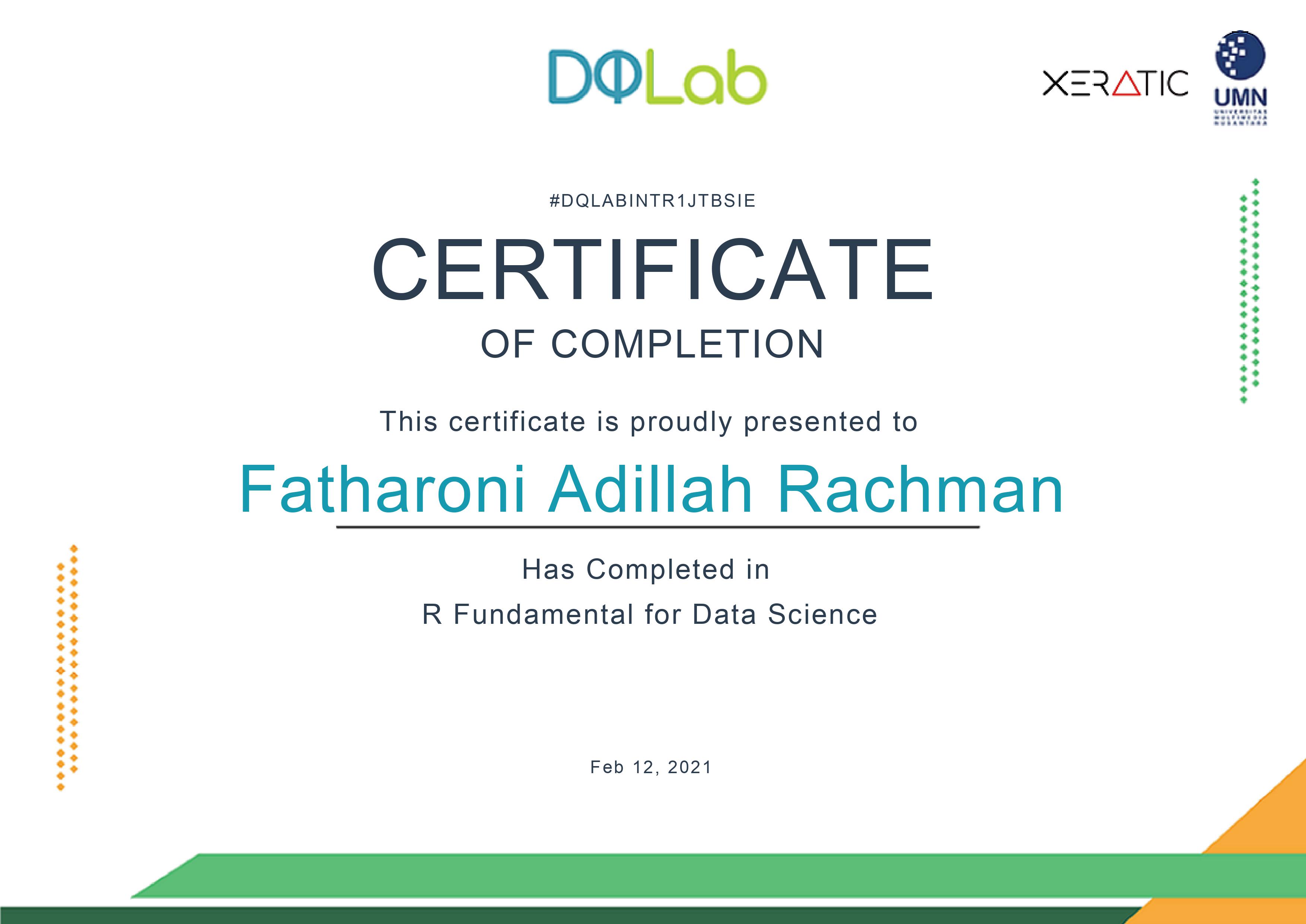 R Fundamental for Data Science