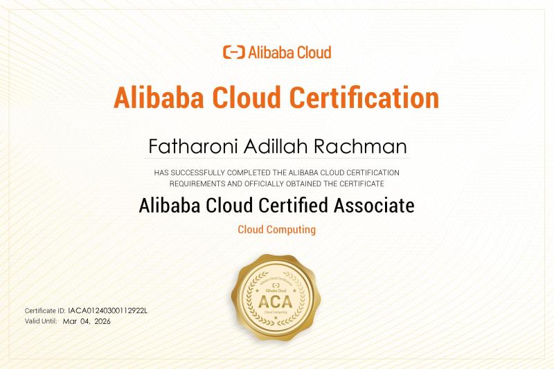 ACA Cloud Computing Certification (Alibaba)
